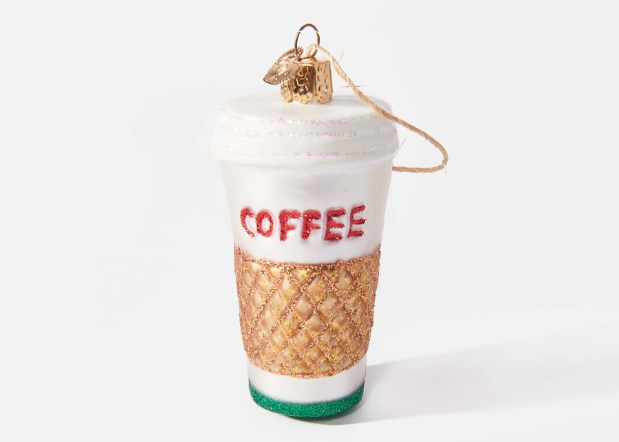 Full View of Coffee to Go Ornament image number 0